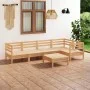 Juego de muebles de jardín 6 piezas madera maciza pino de vidaXL, Conjuntos de jardín - Ref: Foro24-3082702, Precio: 269,99 €...