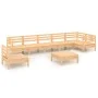 Garden furniture set 8 pieces solid pine wood by vidaXL, Garden sets - Ref: Foro24-3082742, Price: 337,61 €, Discount: %