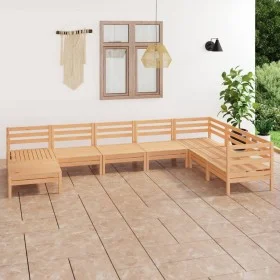 Garden furniture set 8 pieces solid pine wood by vidaXL, Garden sets - Ref: Foro24-3082984, Price: 337,63 €, Discount: %