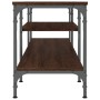Mueble TV hierro madera contrachapada roble marrón 161x35x45 cm de vidaXL, Muebles TV - Ref: Foro24-831812, Precio: 75,27 €, ...
