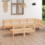 Gartenmöbel-Set 7-teilig aus massivem Kiefernholz von vidaXL, Gartensets - Ref: Foro24-3082747, Preis: 320,25 €, Rabatt: %
