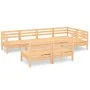 Juego de muebles de jardín 7 piezas madera maciza pino de vidaXL, Conjuntos de jardín - Ref: Foro24-3082747, Precio: 310,75 €...