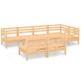 Juego de muebles de jardín 7 piezas madera maciza pino de vidaXL, Conjuntos de jardín - Ref: Foro24-3082747, Precio: 320,25 €...