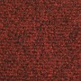 Alfombrilla de escaleras 15 uds tela punzonada 65x21x4 cm rojo