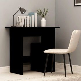 Schwarzer Sperrholzschreibtisch 80x45x74 cm von vidaXL, Schreibtische - Ref: Foro24-801365, Preis: 58,56 €, Rabatt: %