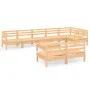Gartenmöbel-Set 9-teilig aus massivem Kiefernholz von vidaXL, Gartensets - Ref: Foro24-3082762, Preis: 389,60 €, Rabatt: %