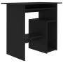 Schwarzer Sperrholzschreibtisch 80x45x74 cm von vidaXL, Schreibtische - Ref: Foro24-801365, Preis: 58,58 €, Rabatt: %