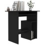 Schwarzer Sperrholzschreibtisch 80x45x74 cm von vidaXL, Schreibtische - Ref: Foro24-801365, Preis: 58,58 €, Rabatt: %