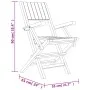 5-teiliges Garten-Essset aus massivem Teakholz von vidaXL, Gartensets - Ref: Foro24-3155030, Preis: 411,25 €, Rabatt: %