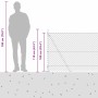 Valla de eslabones de cadena con postes Verde 1 x 10 m Acero