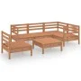 Garden furniture set 6 pieces solid honey brown pine wood by vidaXL, Garden sets - Ref: Foro24-3082725, Price: 317,07 €, Disc...