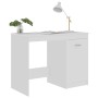 Weißer Sperrholzschreibtisch 100x50x76 cm von vidaXL, Schreibtische - Ref: Foro24-801796, Preis: 88,80 €, Rabatt: %