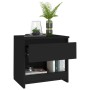 Nachttische 2 Stück schwarzes Sperrholz 40x30x39 cm von vidaXL, Nachttische - Ref: Foro24-803446, Preis: 49,78 €, Rabatt: %