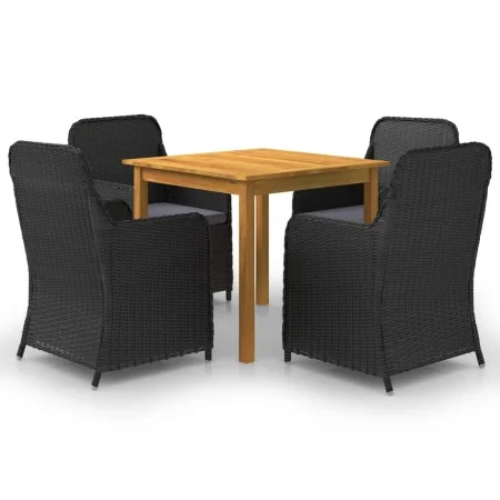 5-teiliges schwarzes Garten-Essset von vidaXL, Gartensets - Ref: Foro24-3067726, Preis: 617,96 €, Rabatt: %