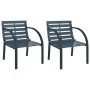 Garden chairs 2 units gray wood by vidaXL, Garden chairs - Ref: Foro24-47938, Price: 118,85 €, Discount: %