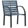 Garden chairs 2 units gray wood by vidaXL, Garden chairs - Ref: Foro24-47938, Price: 118,85 €, Discount: %