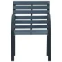 Garden chairs 2 units gray wood by vidaXL, Garden chairs - Ref: Foro24-47938, Price: 118,85 €, Discount: %