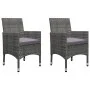 Gray 3-Piece Garden Dining Set by vidaXL, Garden sets - Ref: Foro24-3067668, Price: 242,68 €, Discount: %