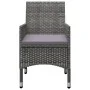 Gray 3-Piece Garden Dining Set by vidaXL, Garden sets - Ref: Foro24-3067668, Price: 242,68 €, Discount: %