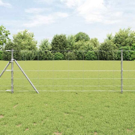 Valla de campo Plateado 25 x 0.8 m Acero galvanizado