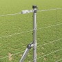 Valla de campo Plateado 25 x 1.2 m Acero galvanizado