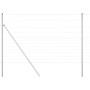 Valla de campo Plateado 25 x 1.5 m Acero galvanizado