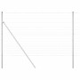Valla de campo Plateado 25 x 1.5 m Acero galvanizado