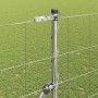 Valla de campo Plateado 25 x 1.6 m Acero galvanizado