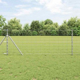 Valla de campo Plateado 50 x 0.8 m Acero galvanizado