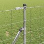 Valla de campo Plateado 50 x 1 m Acero galvanizado