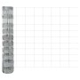Valla de campo Plateado 50 x 1 m Acero galvanizado
