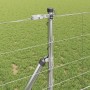 Valla de campo Plateado 50 x 1 m Acero galvanizado