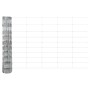 Valla de campo Plateado 50 x 1 m Acero galvanizado
