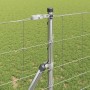 Valla de campo Plateado 50 x 1.2 m Acero galvanizado