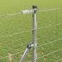 Valla de campo Plateado 50 x 1.2 m Acero galvanizado