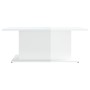 Engineered wood glossy white coffee table 102x55.5x40 cm by vidaXL, Coffee table - Ref: Foro24-810313, Price: 51,16 €, Discou...