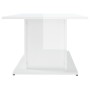 Engineered wood glossy white coffee table 102x55.5x40 cm by vidaXL, Coffee table - Ref: Foro24-810313, Price: 51,16 €, Discou...