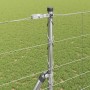 Valla de campo Plateado 50 x 1.4 m Acero galvanizado