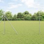 Valla de campo Plateado 50 x 1.6 m Acero galvanizado