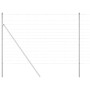 Valla de campo Plateado 50 x 1.6 m Acero galvanizado