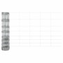 Valla de campo Plateado 100 x 1 m Acero galvanizado