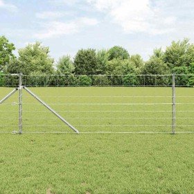Valla de campo Plateado 25 x 0.8 m Acero galvanizado