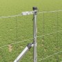 Valla de campo Plateado 25 x 1 m Acero galvanizado