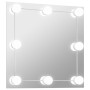 Square glass wall mirror with LED lights by vidaXL, Mirrors - Ref: Foro24-3078636, Price: 43,79 €, Discount: %