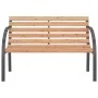 Banco de jardín de madera y hierro 120 cm by vidaXL, garden benches - Ref: Foro24-41014, Price: 126,35 €, Discount: %