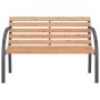 Banco de jardín de madera y hierro 120 cm by vidaXL, garden benches - Ref: Foro24-41014, Price: 126,35 €, Discount: %