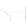 Valla de campo Plateado 25 x 1 m Acero galvanizado