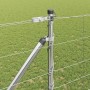 Valla de campo Plateado 25 x 1.2 m Acero galvanizado