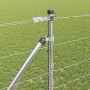 Valla de campo Plateado 25 x 1.2 m Acero galvanizado