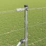 Valla de campo Plateado 25 x 1.4 m Acero galvanizado